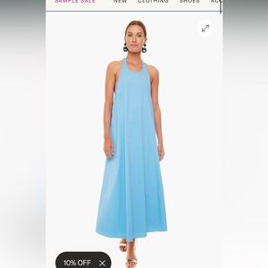 Breakers Blue Lyle Halter Dress from Tuckernuck
